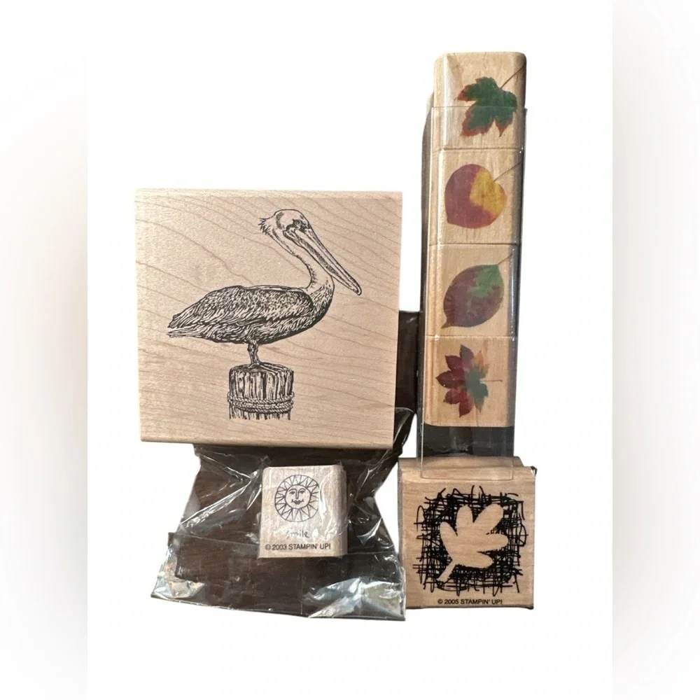 4 small stamp including Stampin Up!